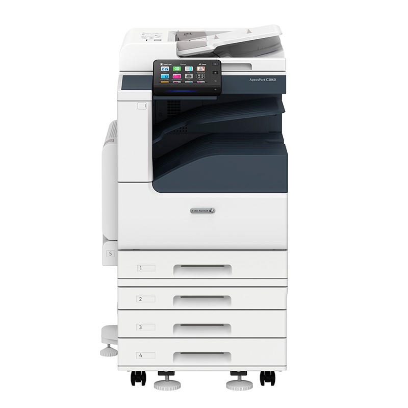富士胶片ApeosPort C3060 CPS 4Tray A3彩色复印机（四纸盒+双面器+双面输稿器+USB组件+工作台+侧工作台）