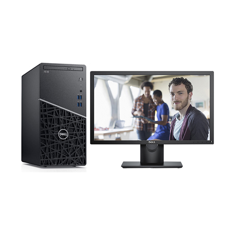 戴尔Dell 成铭3991 台式机电脑（I3-10100/8G/2T/256G SSD/核显/戴尔E2219HN 21.5英寸显示器）