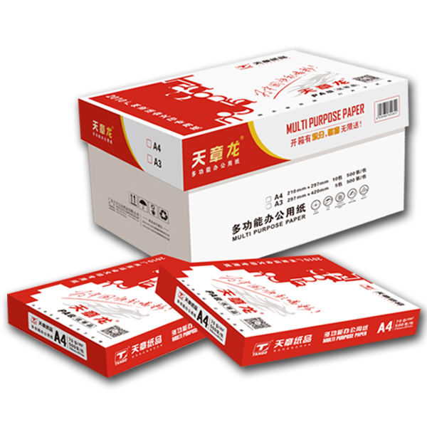 天章(TANGO)天章龙多功能A4复印纸（80g/400张/包）